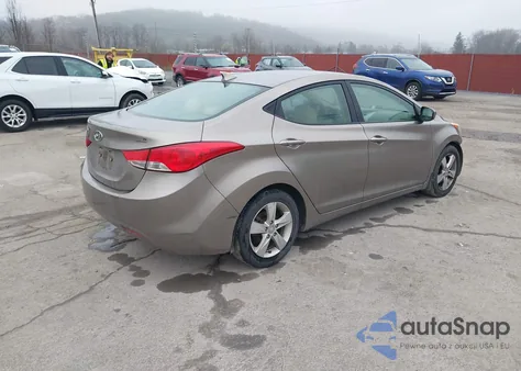 2013 Hyundai Elantra Gls from USA, damaged, VIN 5NPDH4AEXDH419655
